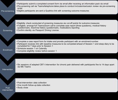 Telehealth delivery of adapted CBT-I for insomnia in chronic pain patients: a single arm feasibility study